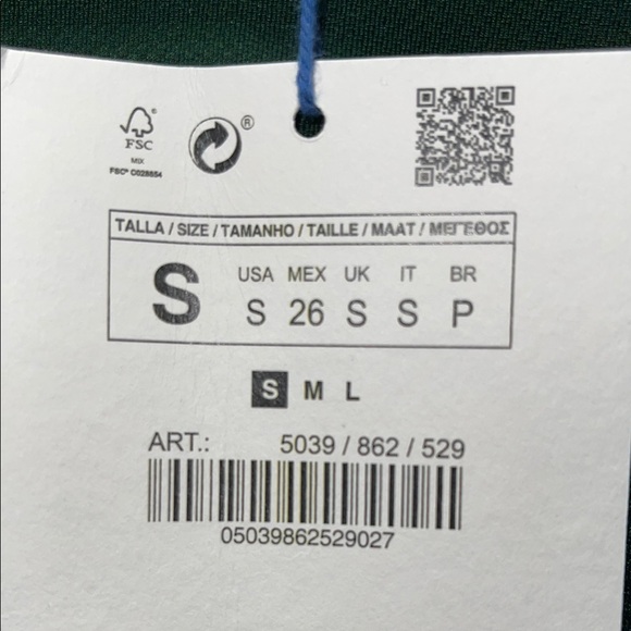 Zara Green Velvet Long Sleeve Bodycon Dress - Picture 5 of 6